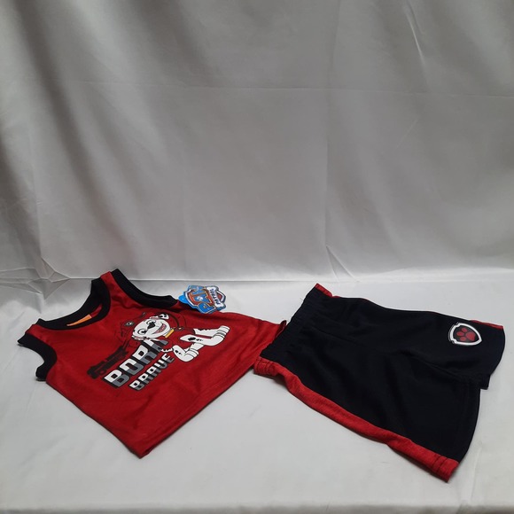 NWT Nickelodeon Born Brave Paw Patrol 2 piece Short Set Size 24 M - Picture 1 of 4